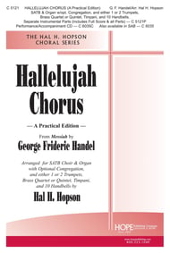 Hallelujah Chorus SATB choral sheet music cover Thumbnail